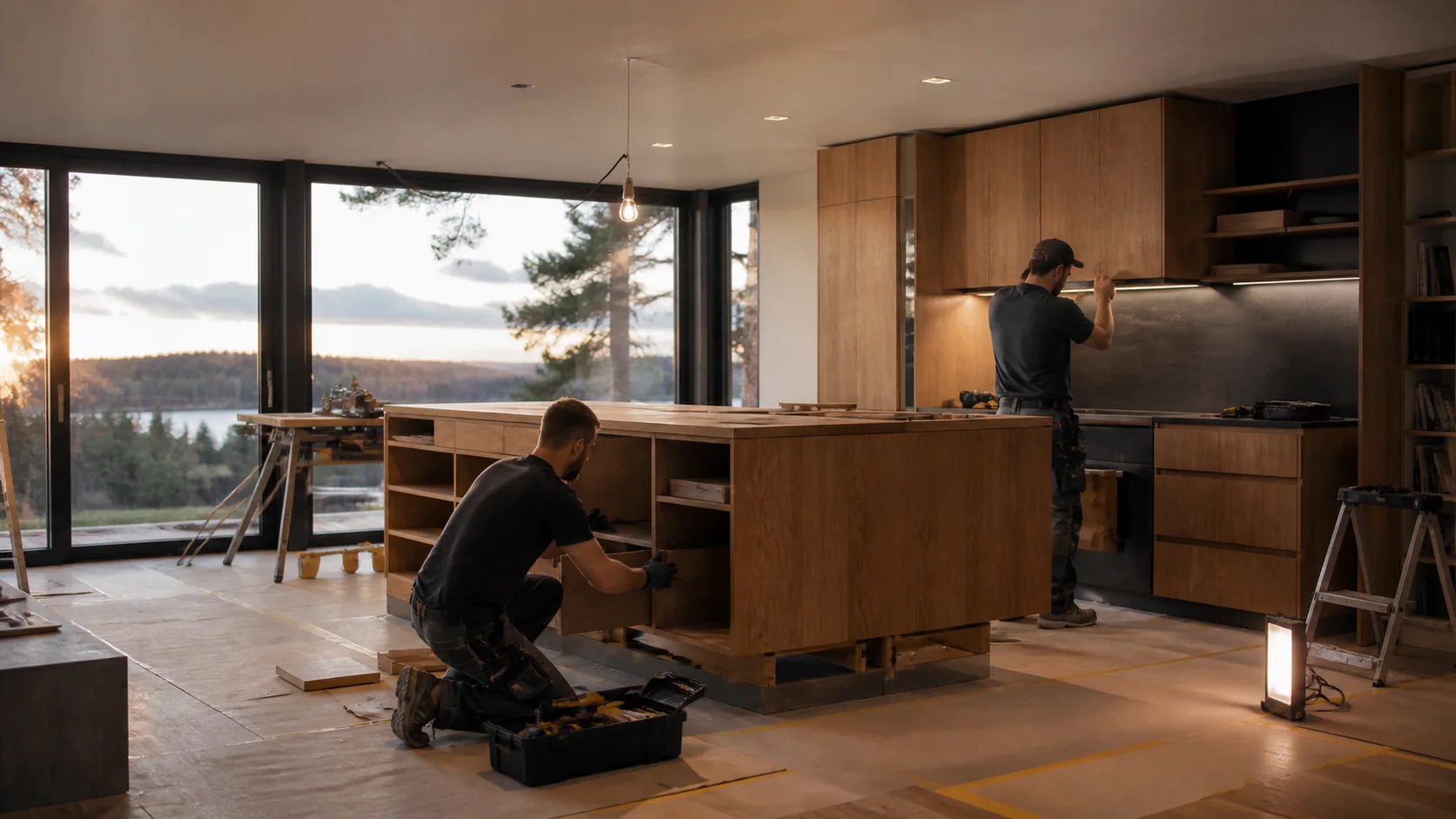 Renovering av modernt hem